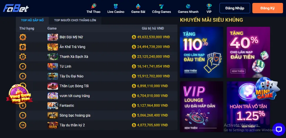 Cá Cược Trực Tiếp nap88 win